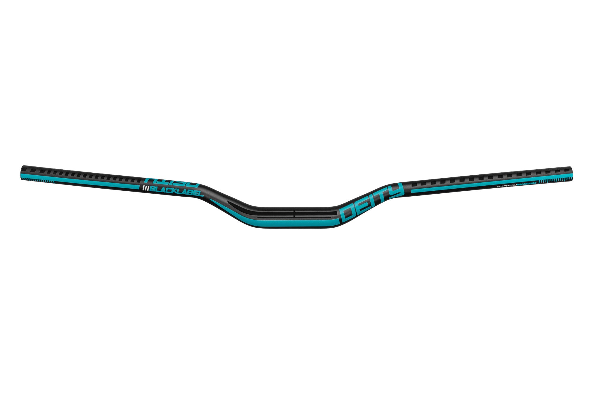 DEITY Blacklabel 800 Handlebar - 15mm Rise, 800mm Width, 31.8mm Clamp, Turquoise