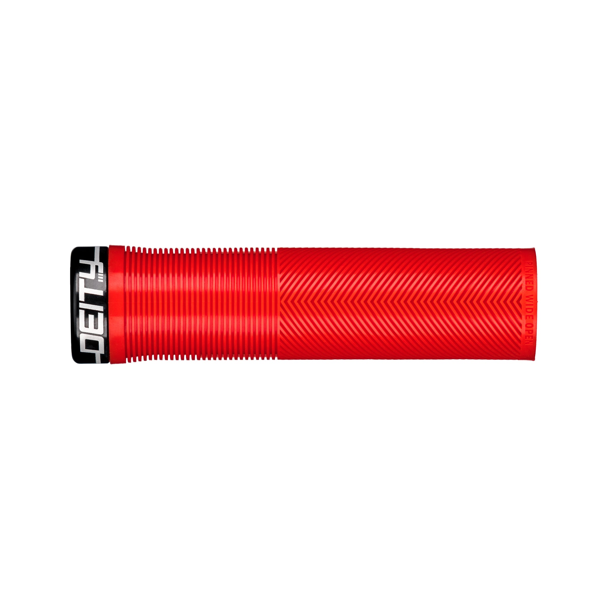 DEITY Knuckleduster Grips - Red, Lock-On